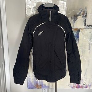 HELLY HANSEN Black and White Ski Coat